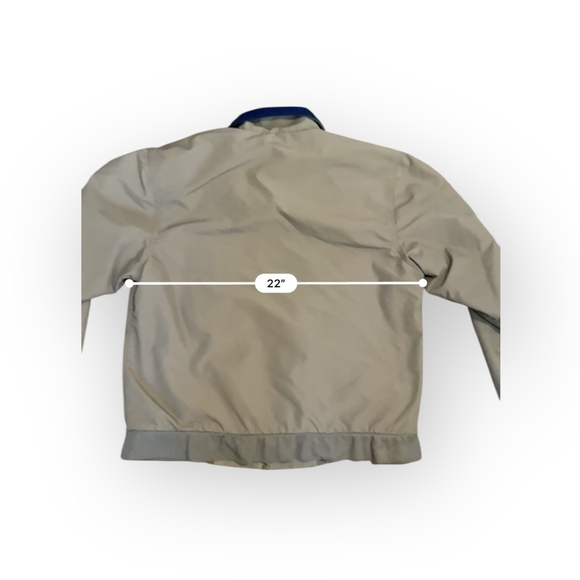 Vintage 90s L.L.Bean Three-Season Jacket Mens Gray Full Zip Fleece Lined Sz M - Picture 7 of 9